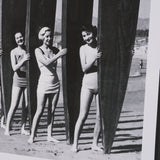 Surfin' Gals by The Chelsea Collection Hand Embellished Textured Framed Art Photo Matted under Glass from Mercana - Luna Furniture