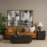Merge Framed Canvas by Morgan McLaren a Hand Embellished Textured Framed Canvas from Mercana - Luna Furniture