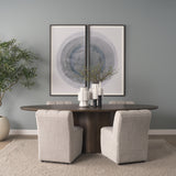 Wilkins Gray Performance Fabric Upholstered Dining Chair from Mercana - Luna Furniture