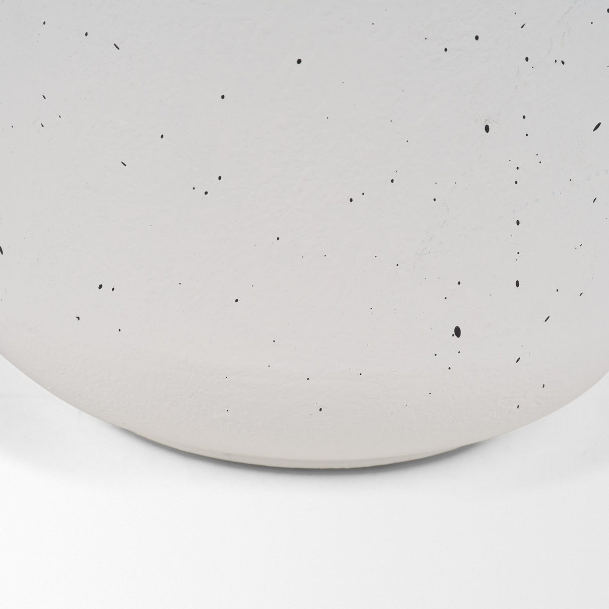 Treva Tall White w/ Black Speckles Metal Vase from Mercana - Luna Furniture