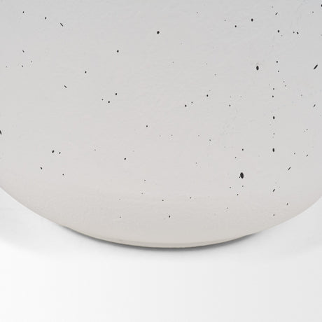 Treva Tall White w/ Black Speckles Metal Vase from Mercana - Luna Furniture