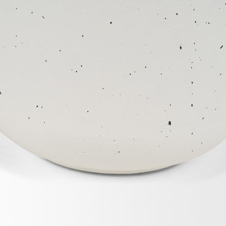 Treva Tall White w/ Black Speckles Metal Vase from Mercana - Luna Furniture
