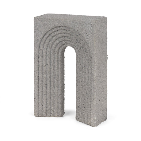 Kacia Resin Textured Concrete Gray Decorative Object from Mercana - Luna Furniture