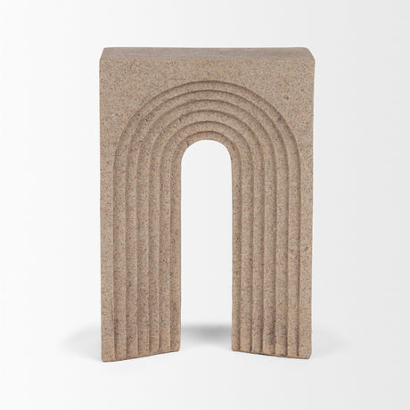 Kacia Resin Textured SandStone Decorative Object from Mercana - Luna Furniture