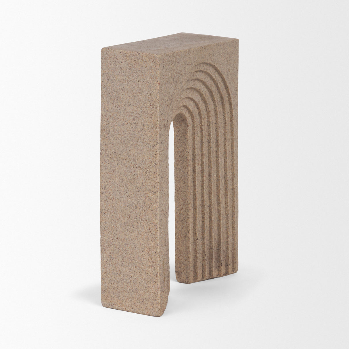 Kacia Resin Textured SandStone Decorative Object from Mercana - Luna Furniture