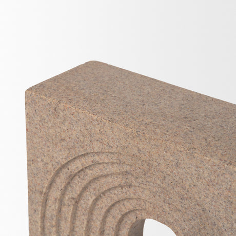 Kacia Resin Textured SandStone Decorative Object from Mercana - Luna Furniture