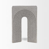 Kacia Resin Textured Concrete Gray Decorative Object from Mercana - Luna Furniture