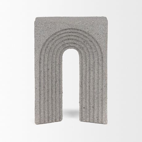 Kacia Resin Textured Concrete Gray Decorative Object from Mercana - Luna Furniture