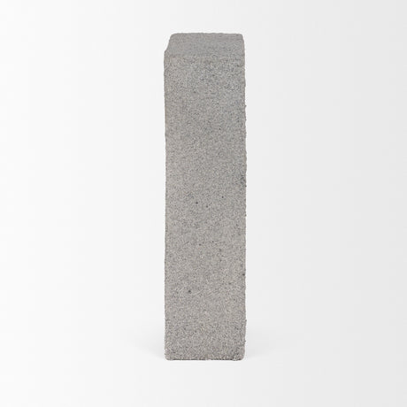 Kacia Resin Textured Concrete Gray Decorative Object from Mercana - Luna Furniture