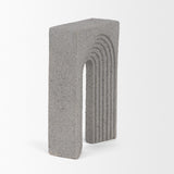 Kacia Resin Textured Concrete Gray Decorative Object from Mercana - Luna Furniture