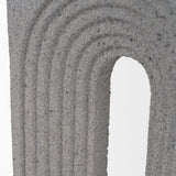 Kacia Resin Textured Concrete Gray Decorative Object from Mercana - Luna Furniture