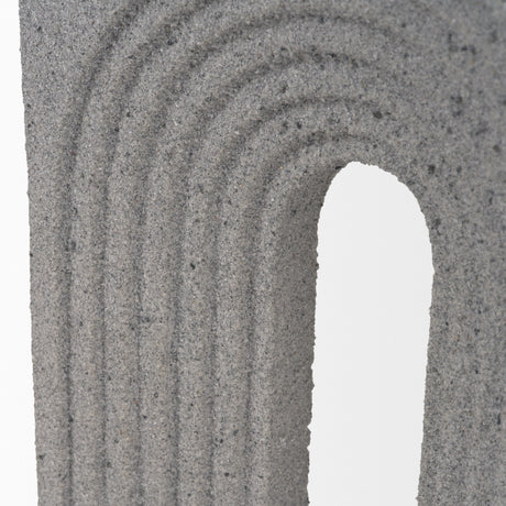 Kacia Resin Textured Concrete Gray Decorative Object from Mercana - Luna Furniture