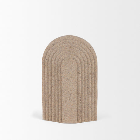 Kael Resin Textured Concrete Gray Decorative Object from Mercana - Luna Furniture