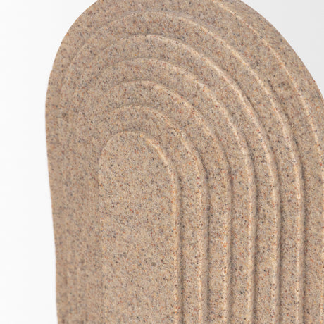 Kael Resin Textured Concrete Gray Decorative Object from Mercana - Luna Furniture