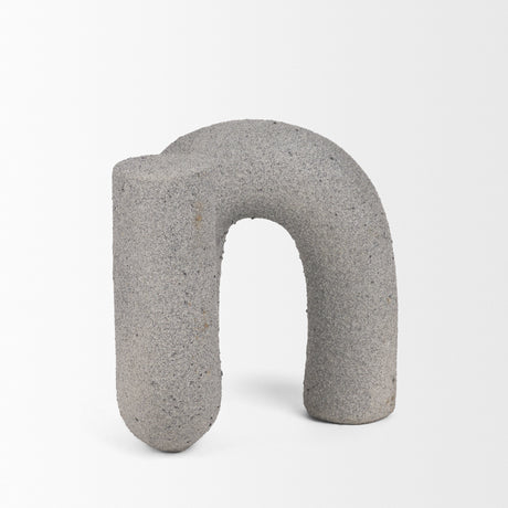 Kailas Resin Textured Concrete Gray Decorative Object from Mercana - Luna Furniture