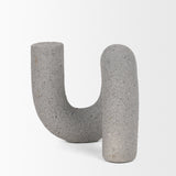 Kailas Resin Textured Concrete Gray Decorative Object from Mercana - Luna Furniture
