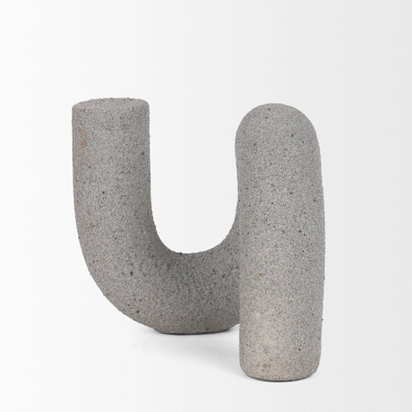 Kailas Resin Textured Concrete Gray Decorative Object from Mercana - Luna Furniture