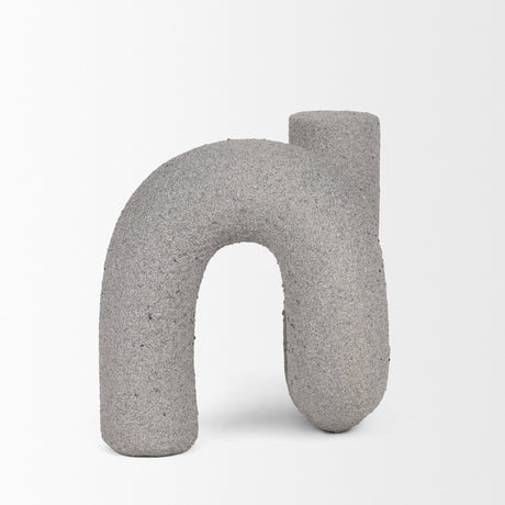 Kailas Resin Textured Concrete Gray Decorative Object from Mercana - Luna Furniture
