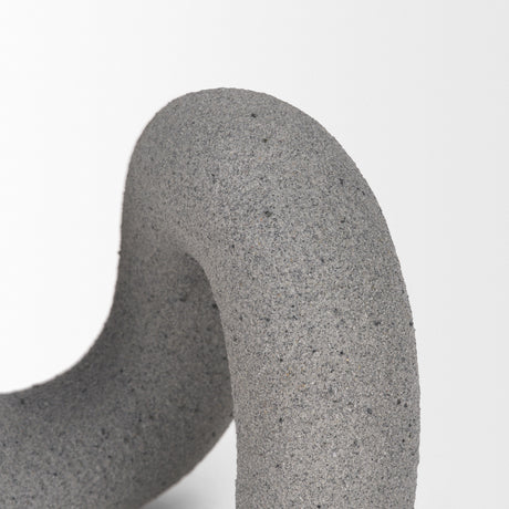 Kailas Resin Textured Concrete Gray Decorative Object from Mercana - Luna Furniture