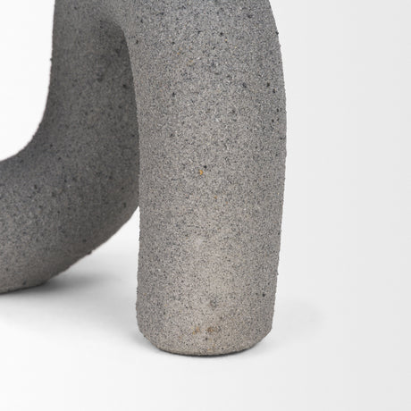 Kailas Resin Textured Concrete Gray Decorative Object from Mercana - Luna Furniture