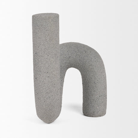 Kailyn Resin Textured Concrete Gray Decorative Object from Mercana - Luna Furniture