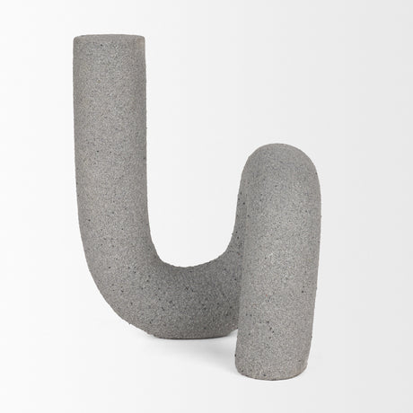 Kailyn Resin Textured Concrete Gray Decorative Object from Mercana - Luna Furniture
