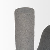 Kailyn Resin Textured Concrete Gray Decorative Object from Mercana - Luna Furniture