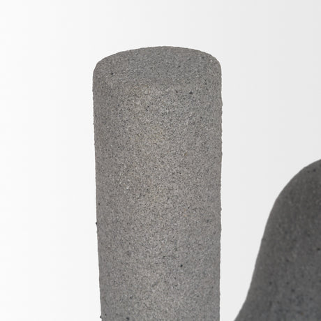 Kailyn Resin Textured Concrete Gray Decorative Object from Mercana - Luna Furniture