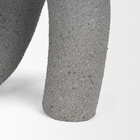Kailyn Resin Textured Concrete Gray Decorative Object from Mercana - Luna Furniture