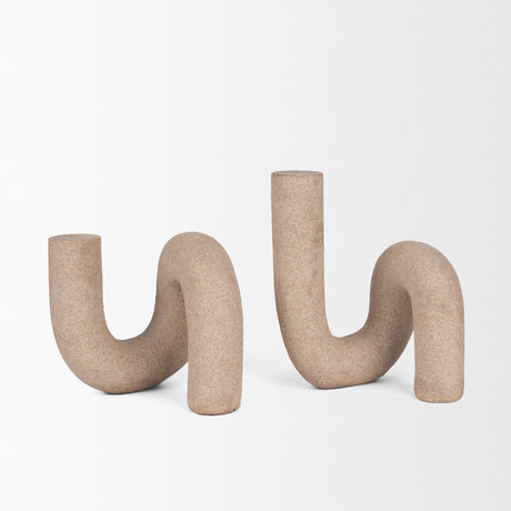 Kailas Resin Textured Sandstone Decorative Object from Mercana - Luna Furniture