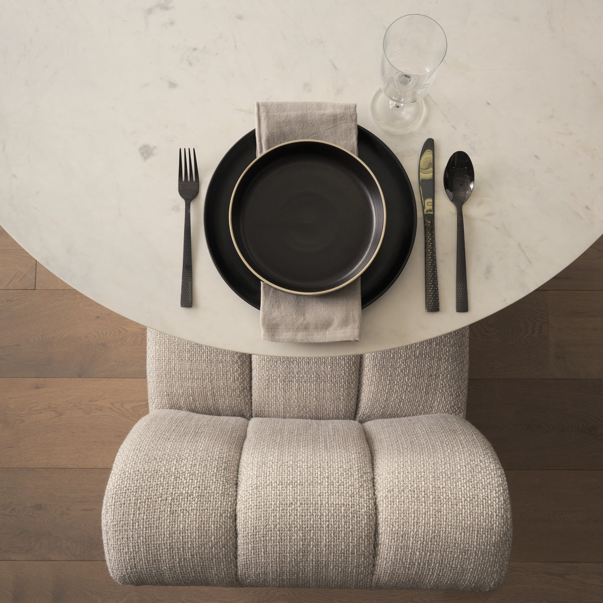 Wilkins Gray Performance Fabric Upholstered Dining Chair from Mercana - Luna Furniture