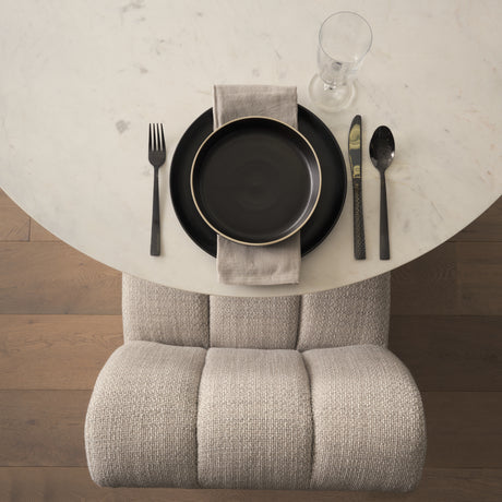 Wilkins Gray Performance Fabric Upholstered Dining Chair from Mercana - Luna Furniture