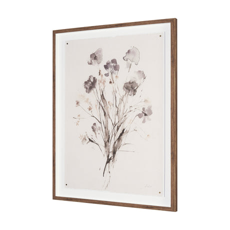 Floral Impressions I by Melody Ducharme a Hand Embellished Framed Print under Glass from Mercana - Luna Furniture