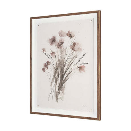 Floral Impressions II by Melody Ducharmea Hand Embellished Framed Print under Glass from Mercana - Luna Furniture
