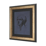 Face Study I by Ariana a Hand Embellished Framed Print under Glass from Mercana - Luna Furniture