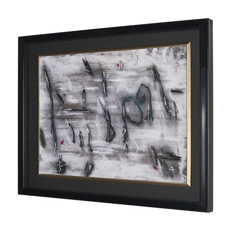 Free Style by Chad Warren a Hand Embellished Framed Print under Glass from Mercana - Luna Furniture