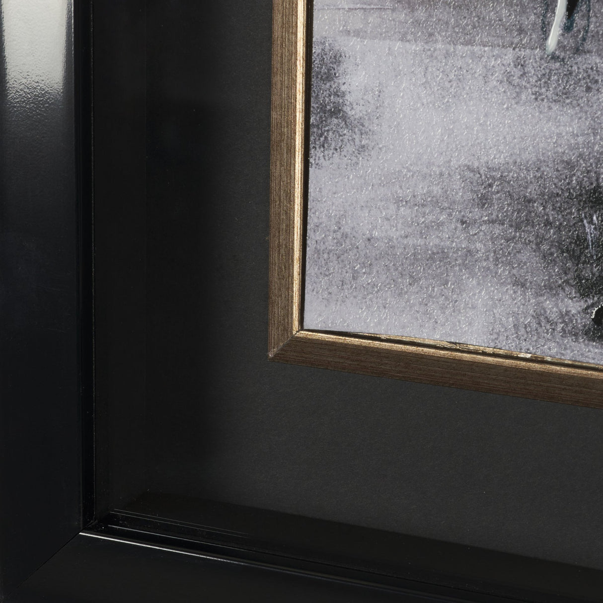 Free Style by Chad Warren a Hand Embellished Framed Print under Glass from Mercana - Luna Furniture
