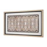 Vintage Rug by Chad Warren a Hand Embellished Framed Print under Glass from Mercana - Luna Furniture