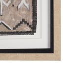 Vintage Rug by Chad Warren a Hand Embellished Framed Print under Glass from Mercana - Luna Furniture
