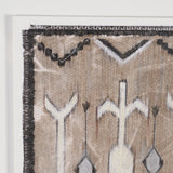 Vintage Rug by Chad Warren a Hand Embellished Framed Print under Glass from Mercana - Luna Furniture