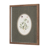 Viola Arvensis Flowers by Pierre Joseph Redoute a Hand Embellished Framed Print under Glass from Mercana - Luna Furniture