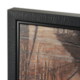 Blk Wht Bronze I by Jennifer Goldberger a Hand Embellished Textured Framed Canvas from Mercana - Luna Furniture