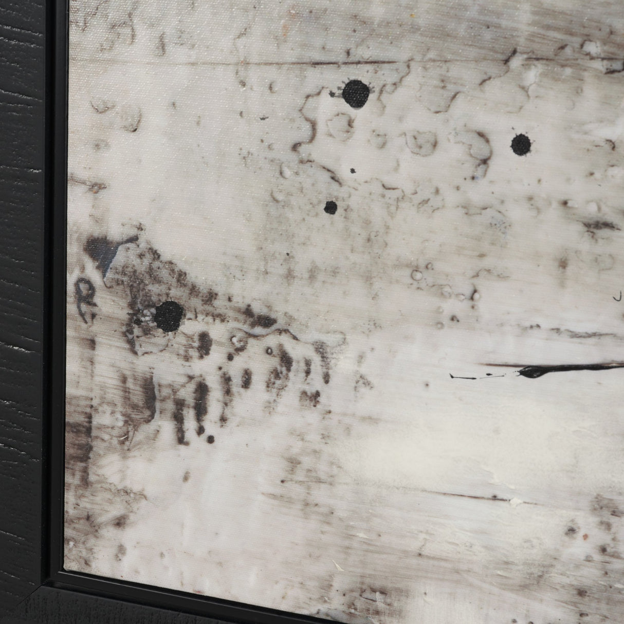 Blk Wht Bronze II by Jennifer Goldberger a Hand Embellished Textured Framed Canvas from Mercana - Luna Furniture