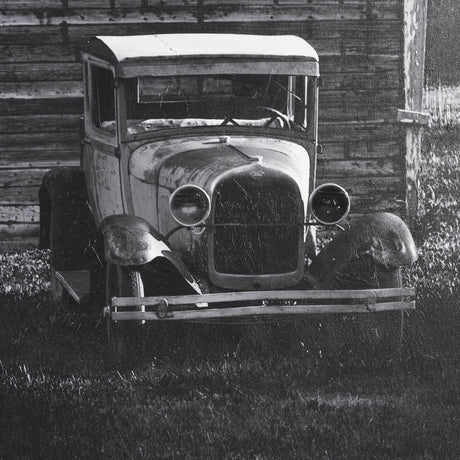 In God We Trust Barn by David Reams a Hand Embellished Textured Framed Canvas Photo Print from Mercana - Luna Furniture
