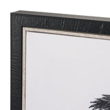 Vintage Palm Tree Drawing I by Les Palmiers Histoire Embellished Textured Framed Canvas from Mercana - Luna Furniture