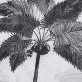 Vintage Palm Tree Drawing I by Les Palmiers Histoire Embellished Textured Framed Canvas from Mercana - Luna Furniture