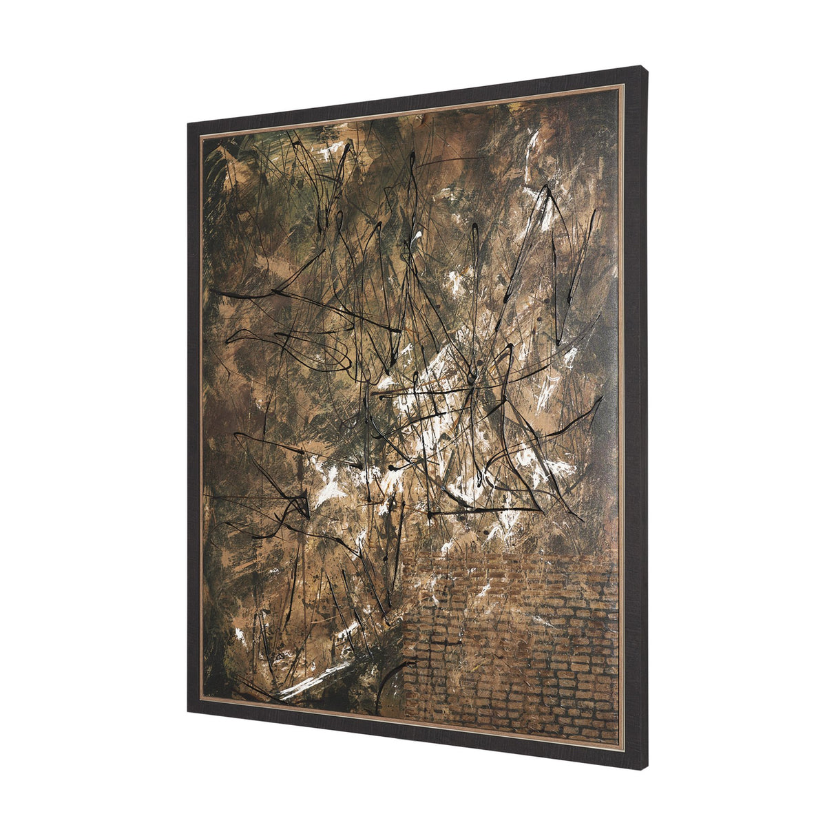 Chaos & Order II by Chad Warren a Hand Embellished Textured Framed Canvas from Mercana - Luna Furniture