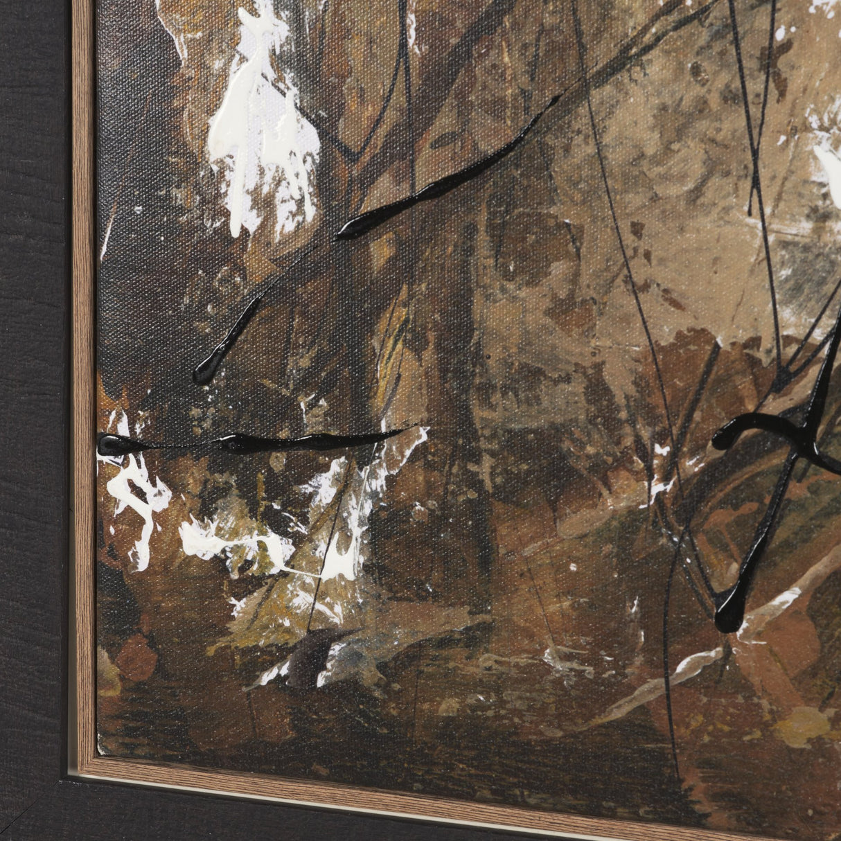 Chaos & Order III by Chad Warren a Hand Embellished Textured Framed Canvas from Mercana - Luna Furniture