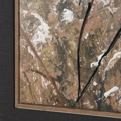 Chaos & Order IV by Chad Warren a Hand Embellished Textured Framed Canvas from Mercana - Luna Furniture