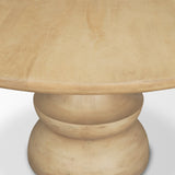 Crossman 60" Round Blonde Solid Wood & Base Dining Table from Mercana - Luna Furniture